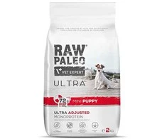 Vetexpert Sausas Šunų Maistas - RAW PALEO Ultra Mini Puppy jautiena 2kg