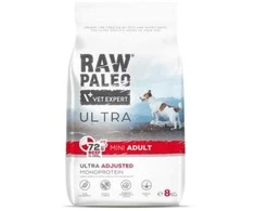 Vetexpert Sausas Šunų Maistas - VET EXPERT RAW PALEO Ultra Mini Jautiena 8kg