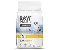 Vetexpert Šunų maistas - RAW PALEO Ultra Kalakutienos Sausas Maistas Vidutinio Ir Didelio Dydžio Šuniukams 2kg