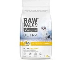 Vetexpert Šunų Maistas - VET EXPERT RAW PALEO Ultra Vidutinio ir Didelio Dydžio Šuniukams Kalkūnas 10 kg