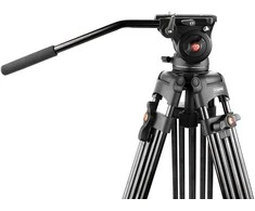 Video trikojis - Caruba Videostar 180 Pro 180cm 8kg apkrova, Juoda