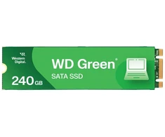 Vidinis SSD - Western Digital Žalias WDS240G3G0B 240GB 400–730 MB/s Vidinis SSD Juodas