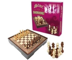 Vip Chess Set Walnut L Dydžio Šachmatų Rinkinys Star