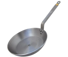 Virtuvės Indai - De Buyer Geležinė Indukcinė Keptuvė Mineral B 20cm Sidabrinė