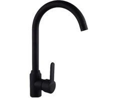 PYRAMIS LEFKADA sink (59x44) 1B 1D juodas + Lungo volcano Juodas Edition tap - 070261111LBE