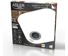 Adler Virtuvinės svarstyklės | AD 3180 | Graduation 1 g | Ekranas type LCD | Baltas