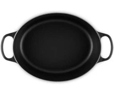 Virtuvinis Indas - Le Creuset Signature Keptuvė 8.9L Emaliuotas Ketaus Karščiui Atsparus Juodas