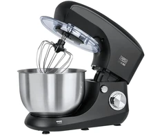 Virtuvinis kombainas Stovyklių maišyklė - Teesa Easy Cook Single, 5,5L Dubuo, 1400W, Planetinė Rotacija, Juoda