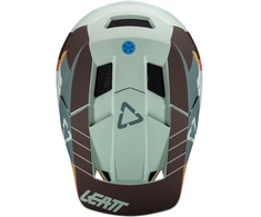 Dviratininko šalmas typu full face LEATT Helmet MTB Gravity 2.0 V25 dydis M, miętowy