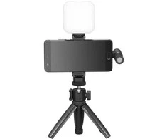 Vlogging rinkinys - Godox Vlogging Kit LED6Bi šviesa, mikrofonas, mini trikojis