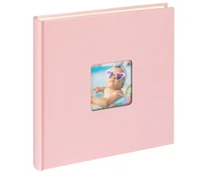 Walther Design Gmbhco Nuotraukų Albumas - Walther FA-205-BR Fun Album 26X25, 40 Puslapių, Baltos Puslapiai, Rožinė
