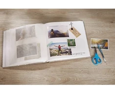 Walther Design Gmbhco Nuotraukų Albumas - Walther FA-205-C Fun Sand Album 40 Pages, Book Bound, Baltas