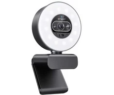 Webkamera - Emeet SmartCam S600L 4K, greitas automatinis fokusavimas, dual mikrofonai, reguliuojamas žiedinis apšvietimas