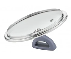 TEFAL Wok keptuvė | G7309955 Daily Cook | Wok | Skersmuo 28 cm | Tinka indukcinei kaitlentei | Dangtis pridedamas | Fiksuota rankena | Pilkas