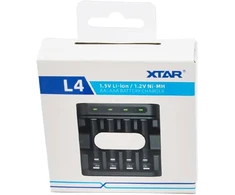 Xtar Įkroviklis - R03/AAA R6/AA Li-ion/NiMH 4 Lizdai USB-C