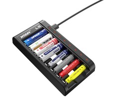 Xtar Baterija charger AA/AAA 1,5 V i 1,2V, smart - 8 slots