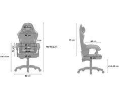 Žaidimų kėdė - Huzaro Force 2.7 ergonominė, 140 kg talpa, juodas anglies pluoštas