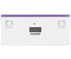 HERO84 HE Baltas+Violetinė+Gradient+LIGHT JadeKing RGB AULA gasket klaviatūra
