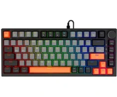 Savio ASTRAL Juodas JADE 3 COLOURS klaviatūra Gaming USB QWERTY US International
