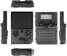 Retro gaming portable console ANBERNIC RG35XX Plus Juodas/transparent