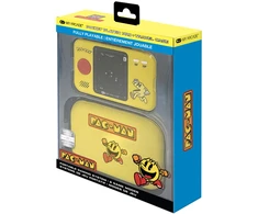 Žaidimų konsolė - My Arcade Pocket Player Pro + Kelioninis dėklas Pac-Man 2,75 col. Geltona Juoda