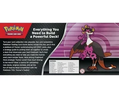 Žaidimų Kortelių Rinkinys - Pokémon TCG Trainer's Toolkit 2025 Rinkinys Su 50+ Kortelių, Strategijos Gidu, Apsaugomis, Kauliukais, 4 Booster Paketais, Live Code Juodas/Raudona