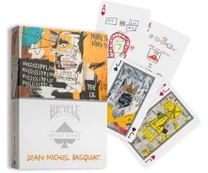 Žaidimų Kortos - Bicycle Menininko Serija Jean-Michel Basquiat 2 Pakuotės Plastikinės