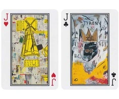 Žaidimų Kortos - Bicycle Menininko Serija Jean-Michel Basquiat 2 Pakuotės Plastikinės