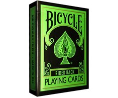 Žaidimų kortos - Bicycle Rider Back Reverse (plastikinis, 52 kortos, juoda)