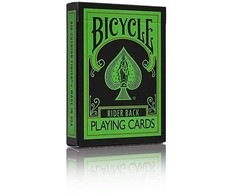 Žaidimų kortos - Bicycle Rider Back Reverse (plastikinis, 52 kortos, juoda)