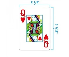 Kortų Žaidimas - Copag Elite Poker Dydžio Jumbo Indeksas 100% PVC 63.5x88.9mm Mėlynos