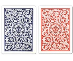 Žaidimų Kortos - Copag Elite Pokerio Kaladė 100% PVC 63.5 x 88.9 mm Raudona/Mėlyna