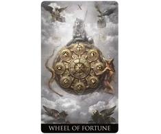 Žaidimų kortos - Heaven &amp; Earth Tarot Mini (Lo Scarabeo, 78 kortos, daugiakalbis vadovas)