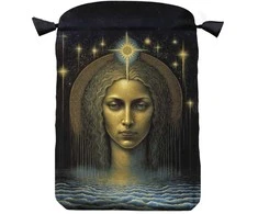 Satininis maišelis Tarot kortoms Whispers of Time – Lo Scarabeo su virvele