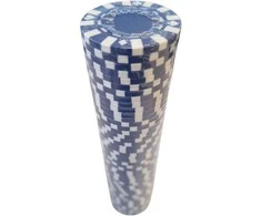 Žaidimų Priedas - Gaming Chips - Star Poker Set 50 Vnt. Mėlynas