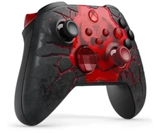 Žaidimų valdiklis - Microsoft XBOX Gears of War: E-Day Limited Edition, Juodas, Raudonas