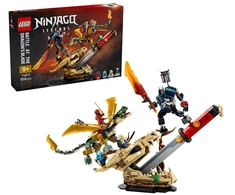 Žaislai, Žaidimai ir Kolekcionuojami Daiktai - LEGO NINJAGO 71871 Kova Prie Drakono Ašmenų 1016 Vnt, 4 Minifigūrėlės