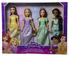 Žaislas - Mattel Disney Princess Story Sparkle 4-Pack Dolls with Accessories