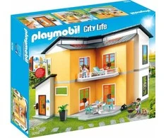 Žaislų Rinkinys - Playmobil 9266 City Life Modernus Gyvenamasis Namas Su Figūrėlėmis Ir Priedais - Daugiaspalvis