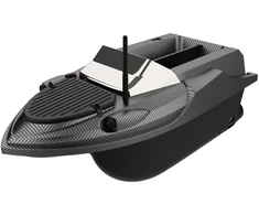Žvejybos Įranga - Flytec V080 Nuotoliniu Būdu Valdomas Masalo Laivas Su GPS Ir Žuvų Ieškikliu - 20000mAh Baterija Juoda