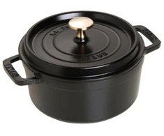 Zwilling Kepimo Indas - Staub Apvali Ketaus Keptuvė 18 cm Juoda