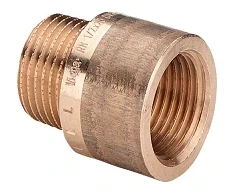 Bronzinis pailginimas VIEGA, d , 1/2'', 50 mm