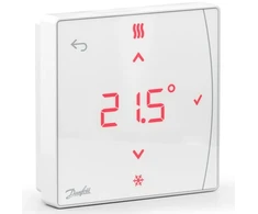 Danfoss Icon2™ bevielis virštinkinis patalpos temperatūros/drėgmės termostatas su ekranu
