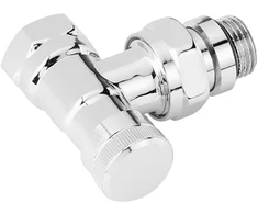 Danfoss Kampinis ventilis RLV 15V su drenažo chrom.