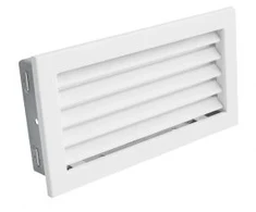 Darco Grotelės VENTLAB 325x170, fiksuotos žaliuzės, baltos