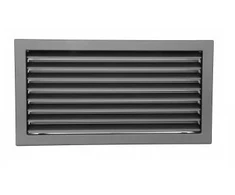 Darco Grotelės VENTLAB 450x240, fiksuotos žaliuzės, juodos