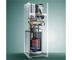 Dujinis kondensacinis katilas Vaillant ecoCOMPACT VSC 206/4 -5 su 150L boileriu, šild. galia 20kW, galia V.Š. 24,5 kW
