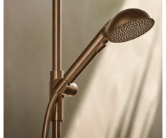 Dušo sistema Oras Aurelia 4792-81 bronzos spalva, be ekcentrinių jungčių