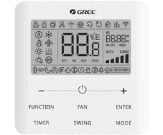 Gree Electric Appliances Sieninis laidinis valdiklis XE7A-24/HC prie U-Match VI (LNS) su WiFi funkcija