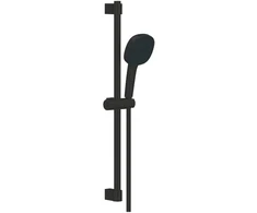 Grohe Dušo komplektas Tempesta Cube 110 (stovas-600 mm, žarna-1750 mm, galvutė-2 srovės, 8L/min), matinė juoda sp.